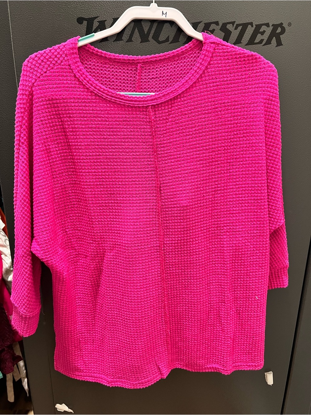 Bright Pink Crewneck Knit Sweater - Women’s Cozy Scoop, NWOT